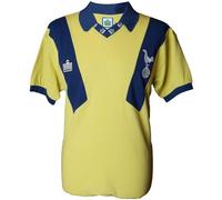 Score Draw Tottenham Hotspur 1978 Retro Away Shirt Adults Jaune/Bleu M Male