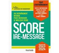 Score IAE-Message - 2023-2024: Tout l'entraînement (2023-2024)