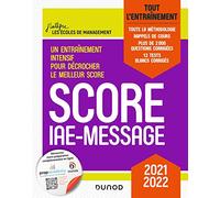 Score IAE-Message - Tout l'entraînement - 2021-2022: Tout l'entraînement (2021-2022)