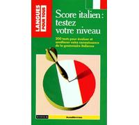 Score Italien. Testez Votre Niveau