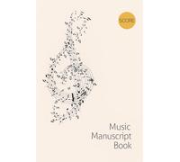 Score Music Manuscript book 30 pages - Pack of 2
