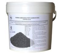 Scories de Cuivre Abrasif Polen 5Kg, 0.2-0.5 mm - Sable pour Sableuse, Dureté Mohs 6-7, Réutilisable 6 Fois, pour Bois, Métal, Rouille - LordsWorld