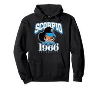 Scorpio 1966 Melanin Goddess Astrologie Vêtements Sweat à Capuche