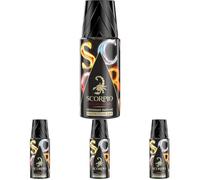 Scorpio - Déodorant Homme - Collection Scandalous - Atomiseur 150 ml (Lot de 4)