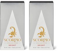 Scorpio - Eau de Toilette - Collection Sport - 75 ml (Lot de 2)