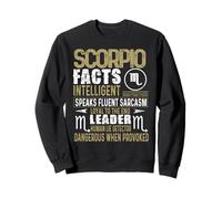Scorpio Faits Chemise Cadeau d'anniversaire Octobre et Novembre Sweatshirt