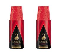 Scorpio - Rouge - Déodorant pour homme, 2*150ml