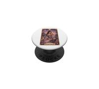 Scorpio Zodiac Sign Tarot Card Fairy Tale Pastel Fantasy Art PopSockets PopGrip Adhésif