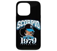 Scorpion 1979 Afro Queen Zodiac Cadeaux d'anniversaire Coque pour iPhone 13 Pro