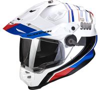 Scorpion ADF-9000 Air Desert, casque enduro S Blanc/Bleu/Rouge Blanc/Bleu/Rouge