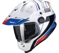 Scorpion ADF-9000 Air Desert Motocross Helmet, blanc/bleu/rouge, S (55/56)
