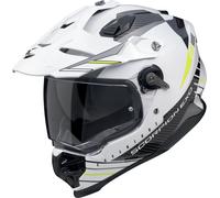 Scorpion ADF-9000 Air Feat, casque enduro L Blanc/Noir/Jaune Néon Blanc/Noir/Jaune Néon