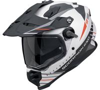 SCORPION Casque moto ADF-9000 Air Feat Matt White / Black / Red M