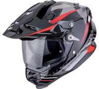 Scorpion ADF-9000 Air Feat, casque enduro XL Noir/Argent/Rouge Noir/Argent/Rouge
