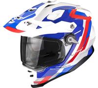Scorpion ADF-9000 Air Patrol, casque d aventure M Blanc/Bleu/Rouge Blanc/Bleu/Rouge