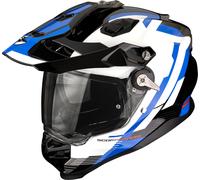 Scorpion ADF-9000 Air Patrol, casque d aventure M Noir/Bleu/Blanc Noir/Bleu/Blanc