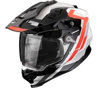 Scorpion ADF-9000 Air Patrol, casque d aventure M Noir/Gris Clair/Rouge Noir/Gris Clair/Rouge