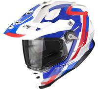Scorpion Casque moto ADF-9000 Air Patrol Blanc/Bleu/Rouge XL