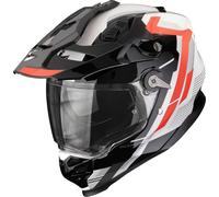 Scorpion ADF-9000 Air Patrol Casque d’enduro, Noir/Blanc/Rouge, Taille XL (60/61)