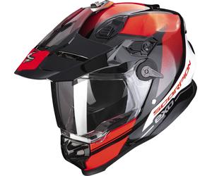 Scorpion ADF-9000 Air Trail Casque de motocross, noir-rouge, taille S pour homme