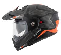 Scorpion ADX-2 Camino Casque d'enduro Mat/Noir/Argenté/Orange XS unisex