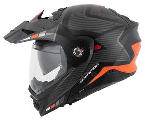 Scorpion ADX-2 Camino Casque d'enduro Mat/Noir/Argenté/Orange XS unisex