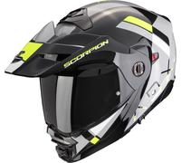 Scorpion ADX-2 Galane Casque, noir/gris/jaune, Taille XS (54/55)