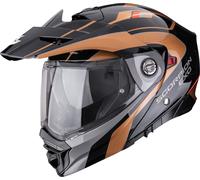 Scorpion Casque ADX-2 Kamps rabattable Noir/Cuivre Taille L Homme