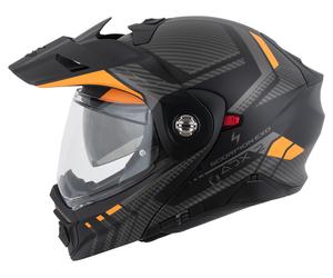 Scorpion ADX-2 Lewis Casque Adventure Mat/Noir/Orange S unisex
