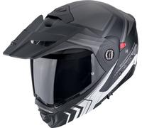 Scorpion ADX-2 Lewis Casque, Noir mat/argent, Taille XS (54/55)