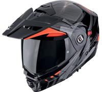 Scorpion ADX-2 Lewis, casque rabattable L Noir/Gris/Rouge Noir/Gris/Rouge
