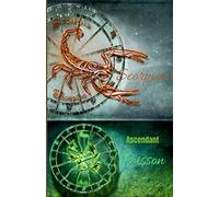 Scorpion ascendant Poisson: carnet personnel à remplir | signe astrologique | 100 pages | Format 5,5 X 8,5 Po (environ 13 x 20 cm)