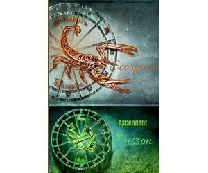 Scorpion ascendant Poisson: carnet personnel à remplir | signe astrologique | 100 pages | Format 5,5 X 8,5 Po (environ 13 x 20 cm)
