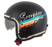 Scorpion Belfast Evo Adonis, casque ouvert L Mat Noir/Beige/Orange/Turquoise Mat Noir/Beige/Orange/Turquoise
