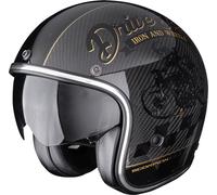 Scorpion Belfast Evo Carbon Zippy Casque ouvert, Taille S (55/56)