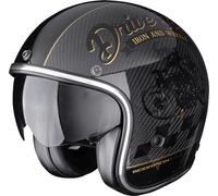 Scorpion Belfast Evo Carbon Zippy Open Face Helmet Noir XS
