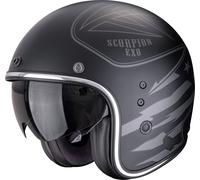Scorpion Belfast Evo Dawg, casque ouvert L Mat Noir/Gris Mat Noir/Gris