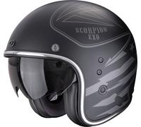 Scorpion Belfast Evo Dawg Casque ouvert, noir/gris, Taille M (57/58)