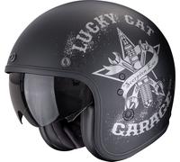 Scorpion Belfast Evo Hangar, casque ouvert S Mat Noir/Argent Mat Noir/Argent