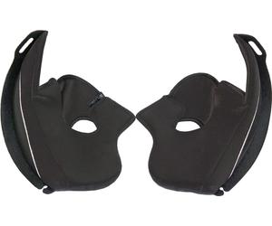 Scorpion Belfast Evo Luxe/Evo Carbon, coussinets de joue L Noir Noir