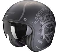 Scorpion Belfast Evo Romeo Casque jet, noir-argent, taille 2XL pour homme