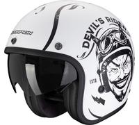 Scorpion Belfast Evo Romeo Casque jet, noir-blanc, taille S pour homme