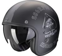 Scorpion Belfast Evo Spade Casque jet, noir-argent, taille S pour homme