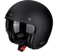 Scorpion Belfast Solid, casque jet XS Noir Mat Noir Mat
