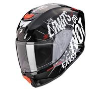Scorpion Exo-JNR Air Boum Casque pour enfants, noir-blanc, taille S pour des gamins