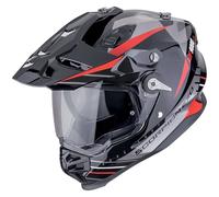 SCORPION Casque moto ADF-9000 Air Feat Black / Silver / Red XXL