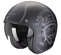 SCORPION Casque moto Belfast Evo Romeo Matt Black / Silver S