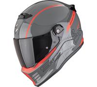 Scorpion Covert FX Danko, casque intégral M Gris/Rouge Gris/Rouge