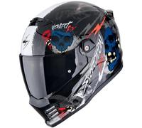 SCORPION Casque moto Covert FX Skullz Black / Grey / Red L