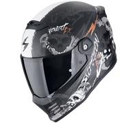 SCORPION Casque moto Covert FX Skullz Matt Black / Grey / Gold XS